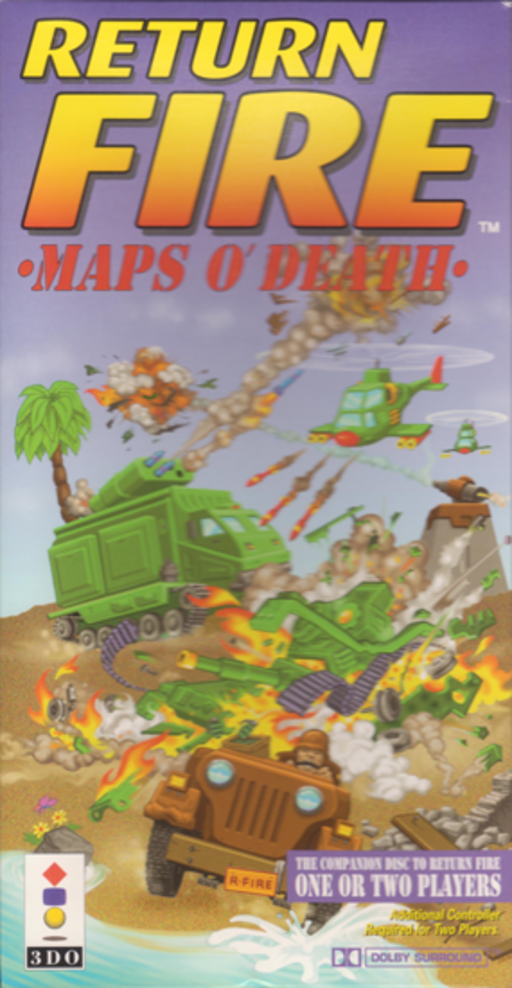 Return Fire: Maps O' Death box art for 3DO
